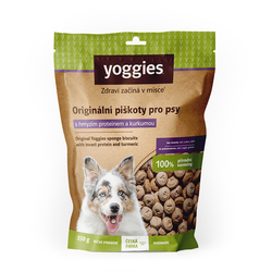 Yoggies hypoalergenní bezlepkové piškoty s hmyzím proteinem 150g