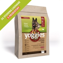 Yoggies lisované granule kuřecí+hovězí 