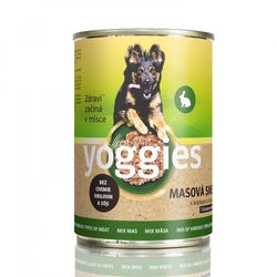 Yoggies konzerva s masovou směsí 400g